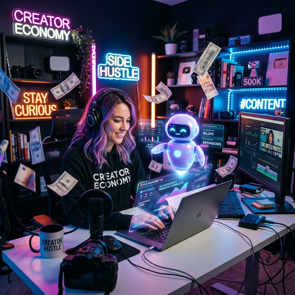 Your New Side Hustle Superpower: How AI is Leveling Up the Creator Economy (and Your Bank Account)